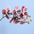 Arranjo Orquídeas Artificial No Vaso Baixo Branco | Formosinha